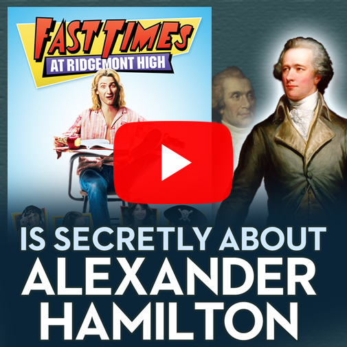 Now up on YouTube: a short video essay uncovering the funny and cracklingly astute U.S. history allegory in the classic '80s film. Totally awesome! All right, Hamilton!